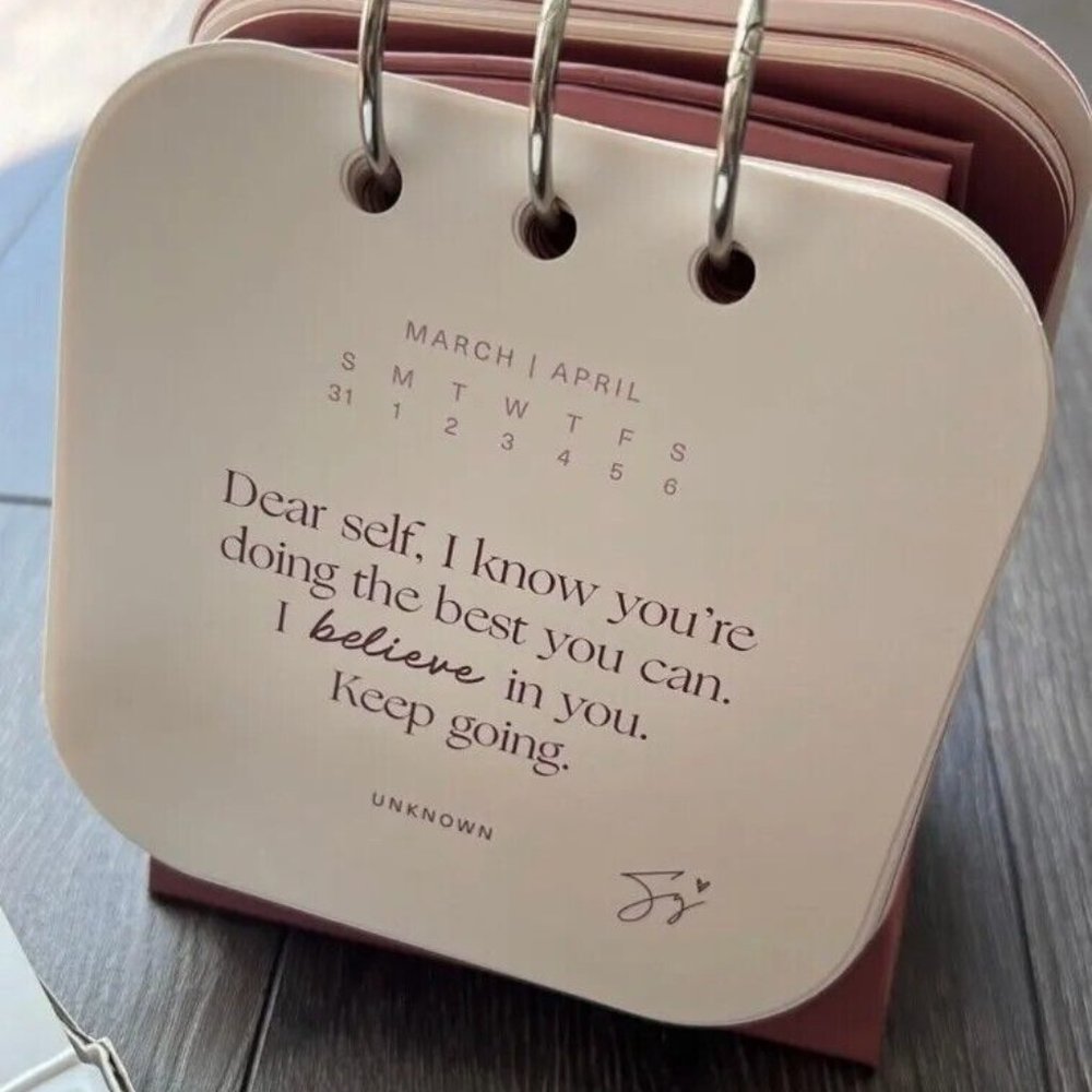 Rare Beauty by Selena Gomez #RareReminder Mini Desktop 2024 Calendar